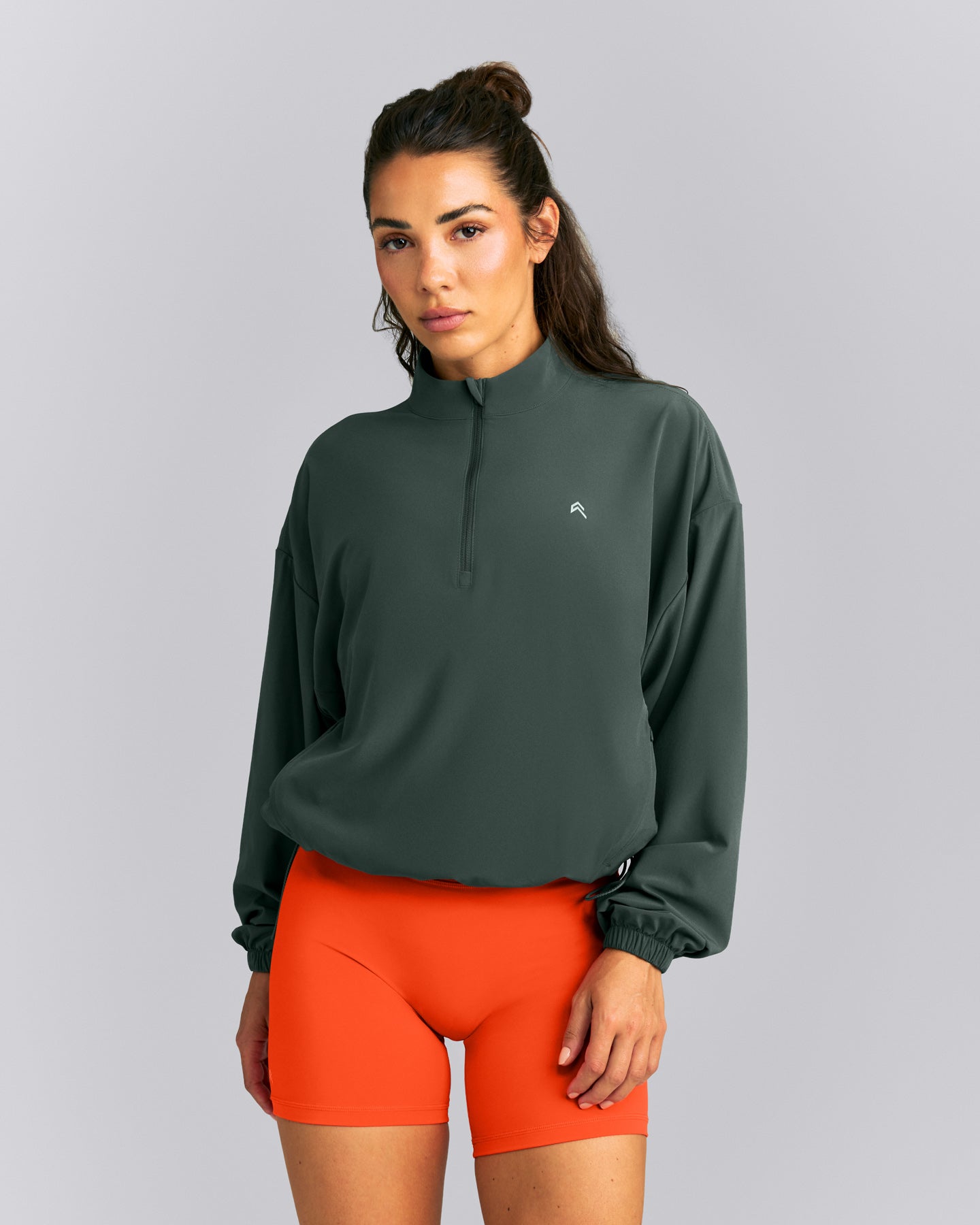 AirMove™ 1/2 Zip Jacket with Bonding New Branding | Shadow Green