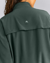 AirMove™ 1/2 Zip Jacket with Bonding New Branding | Shadow Green