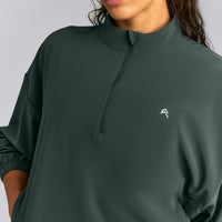 AirMove™ 1/2 Zip Jacket with Bonding New Branding | Shadow Green