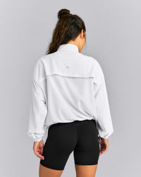 AirMove™ 1/2 Zip Jacket with Bonding New Branding | White