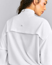 AirMove™ 1/2 Zip Jacket with Bonding New Branding | White