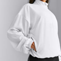 AirMove™ 1/2 Zip Jacket with Bonding New Branding | White