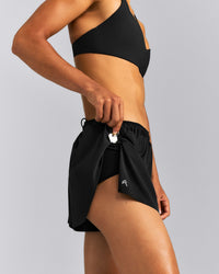 AirMove™ Lined Pocket Shorts 2" | Black