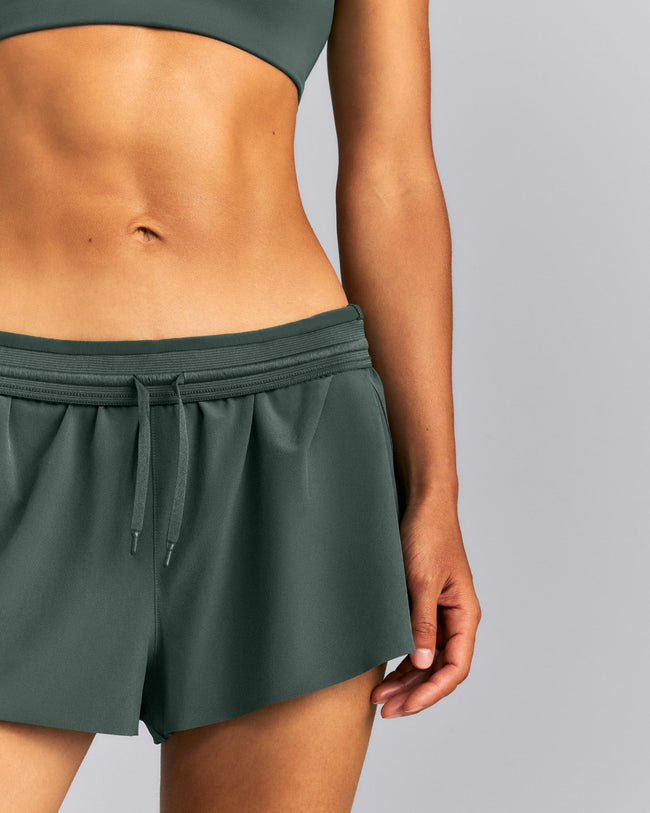 AirMove™ Lined Pocket Shorts 2" | Shadow Green