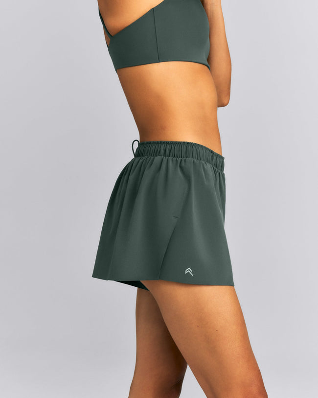 AirMove™ Lined Pocket Shorts 2" | Shadow Green
