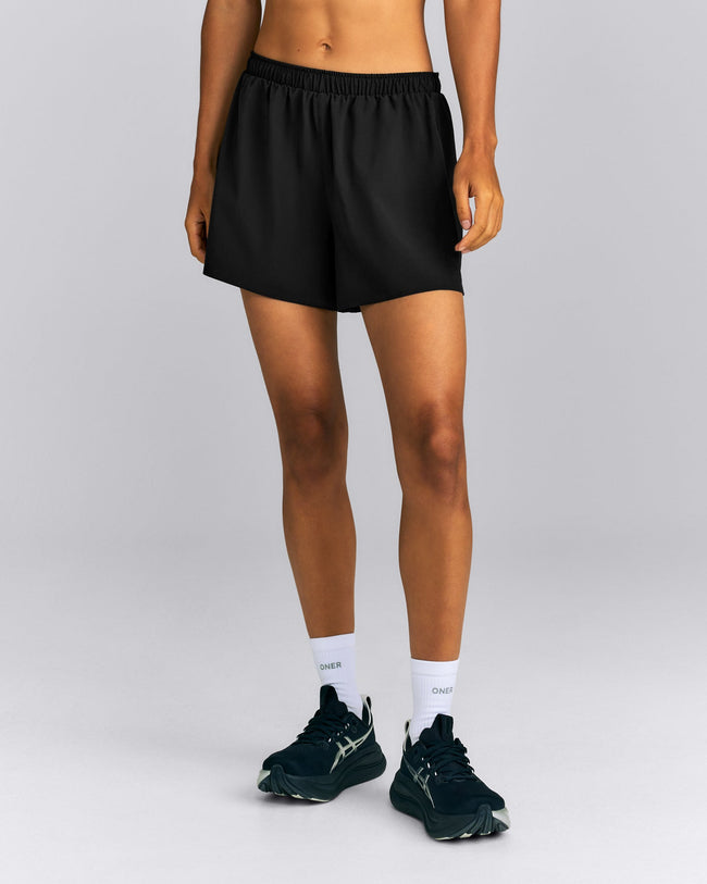 AirMove™ Lined Pocket Shorts 4" | Black