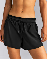 AirMove™ Lined Pocket Shorts 4" | Black
