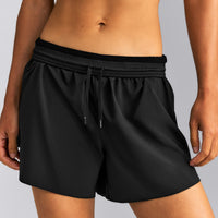 AirMove™ Lined Pocket Shorts 4" | Black
