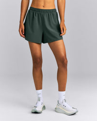 AirMove™ Lined Pocket Shorts 4" | Shadow Green