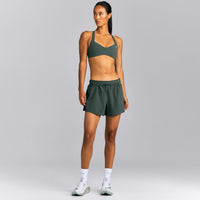 AirMove™ Lined Pocket Shorts 4" | Shadow Green