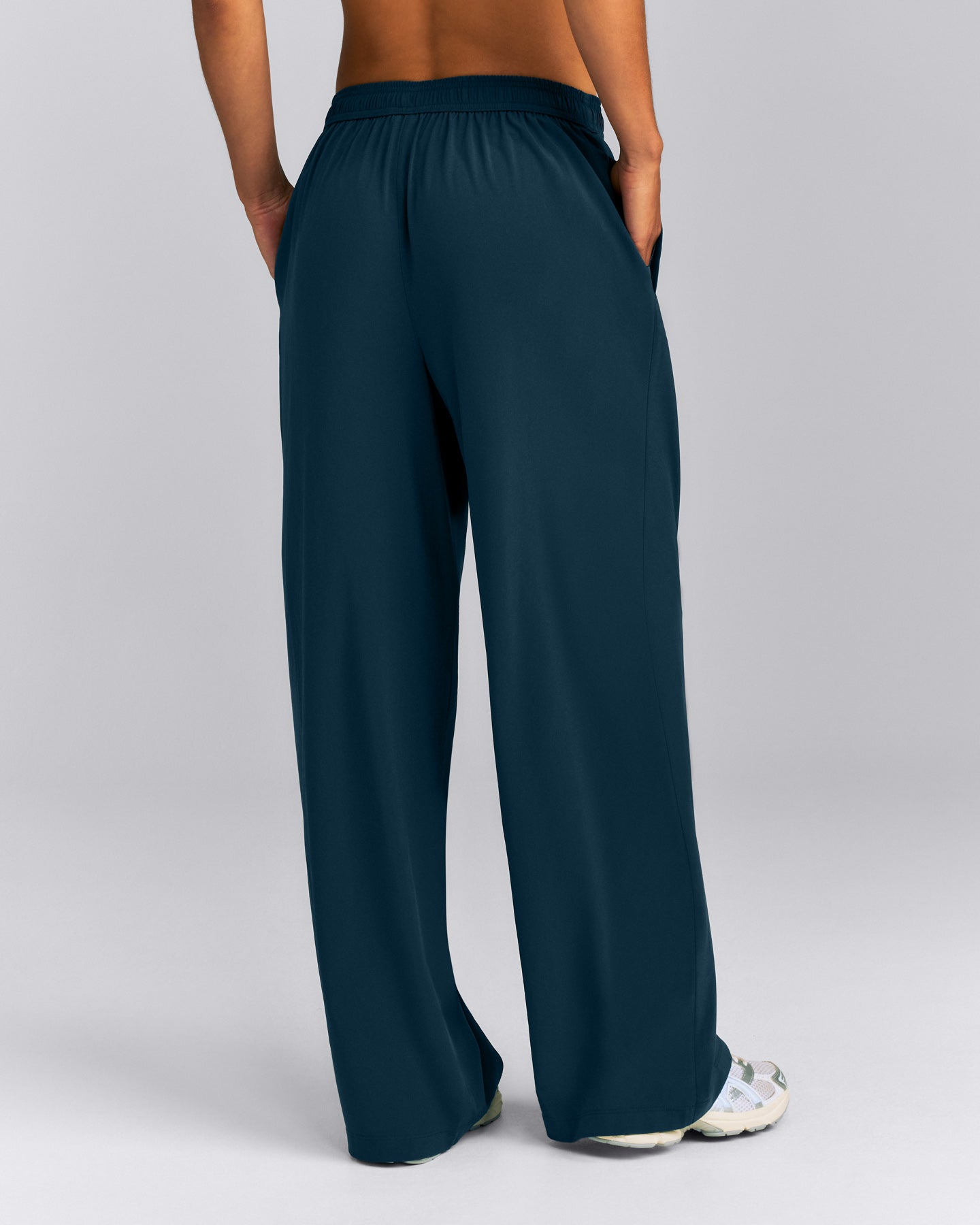 AirMove™ Straight Leg Drawcord Pants | Oil Blue