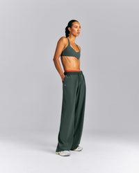 AirMove™ Straight Leg Drawcord Pants | Shadow Green