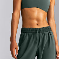 AirMove™ Straight Leg Drawcord Pants | Shadow Green