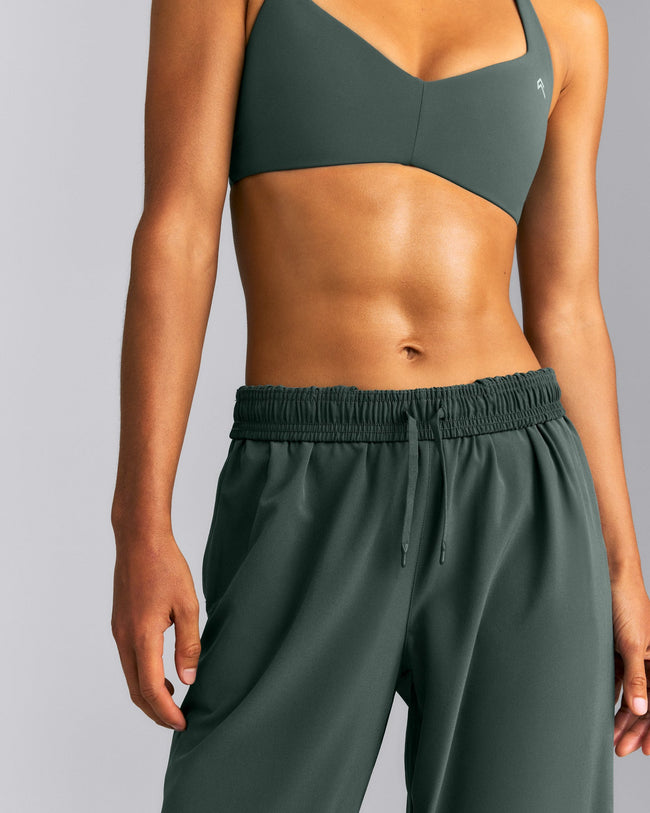 AirMove™ Straight Leg Drawcord Pants | Shadow Green