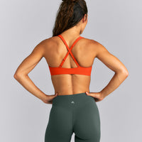 EasyLift™ Cross Back Sports Bra New Branding | Vivid Orange