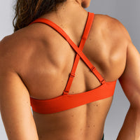 EasyLift™ Cross Back Sports Bra New Branding | Vivid Orange