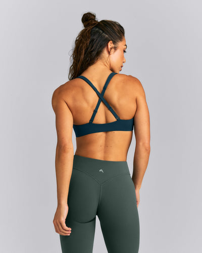 EasyLift™ Cross Back Sports Bra New Branding | Dark Oil Blue