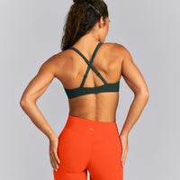 EasyLift™ Cross Back Sports Bra New Branding | Deep Shadow Green