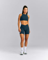 EasyLift™ High Neck Sports Bra New Branding | Dark Oil Blue