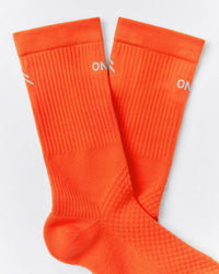 Performance Long Crew Socks 1 Pack | Energy Orange