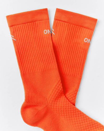 Performance Long Crew Socks 1 Pack | Energy Orange