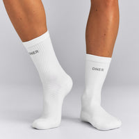 Performance Long Crew Socks 1 Pack | White