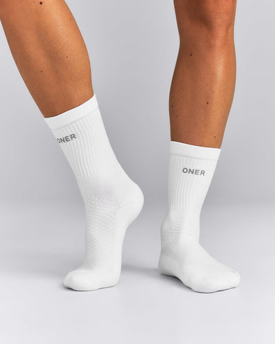 Performance Long Crew Socks 1 Pack | White