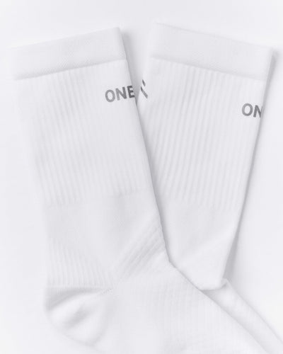 Performance Long Crew Socks 1 Pack | White
