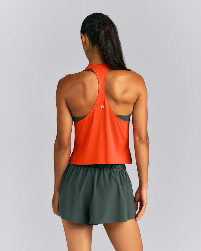 PrecisionMove™ Drop Armhole Tank Top | Energy Orange
