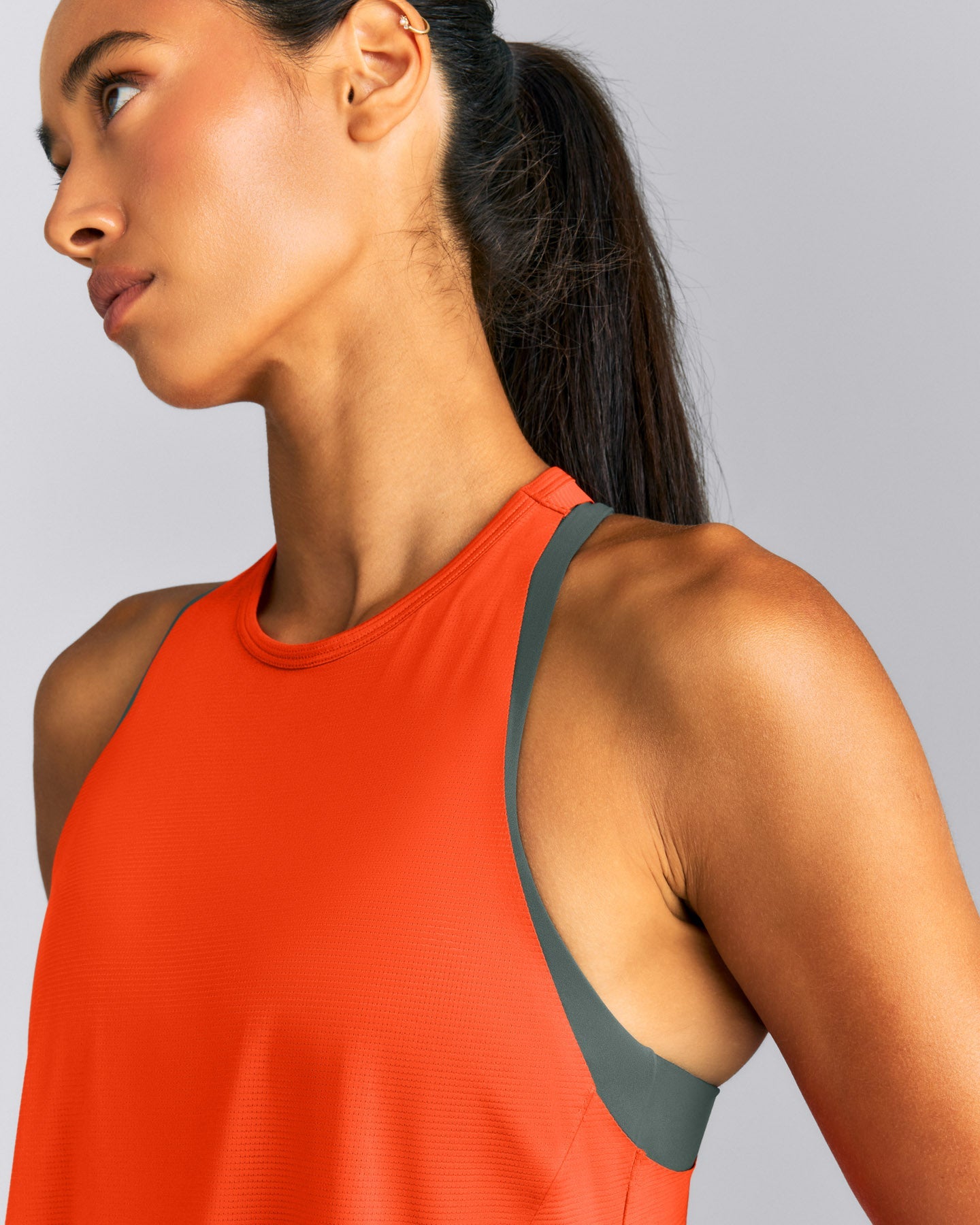 PrecisionMove™ Drop Armhole Tank Top | Energy Orange
