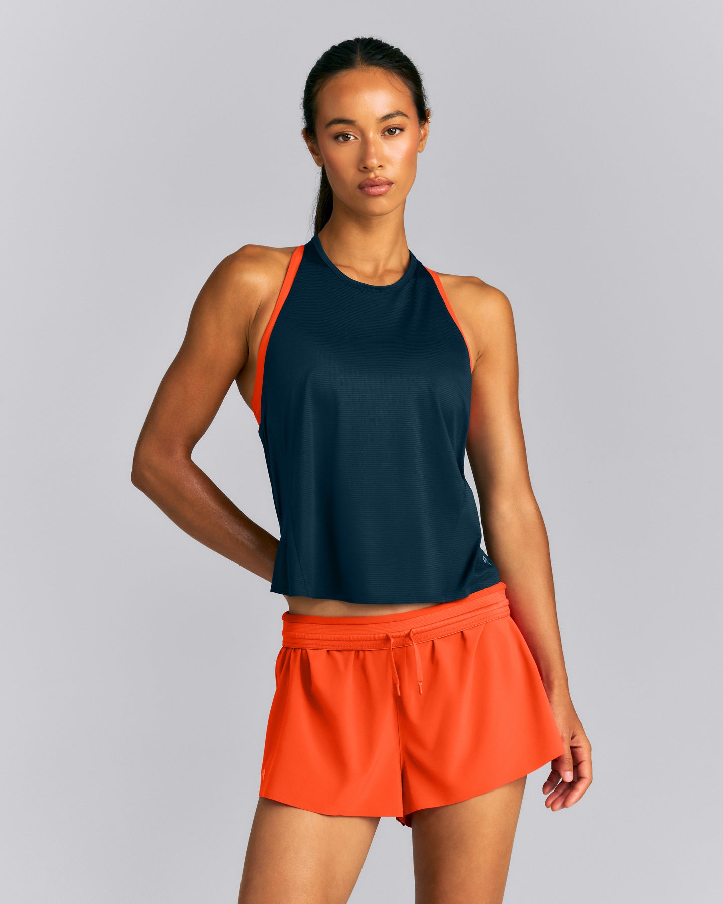 PrecisionMove™ Drop Armhole Tank Top | Dark Oil Blue