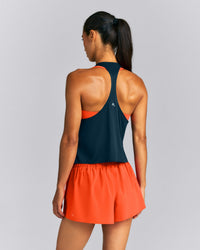 PrecisionMove™ Drop Armhole Tank Top | Dark Oil Blue