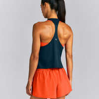 PrecisionMove™ Drop Armhole Tank Top | Dark Oil Blue
