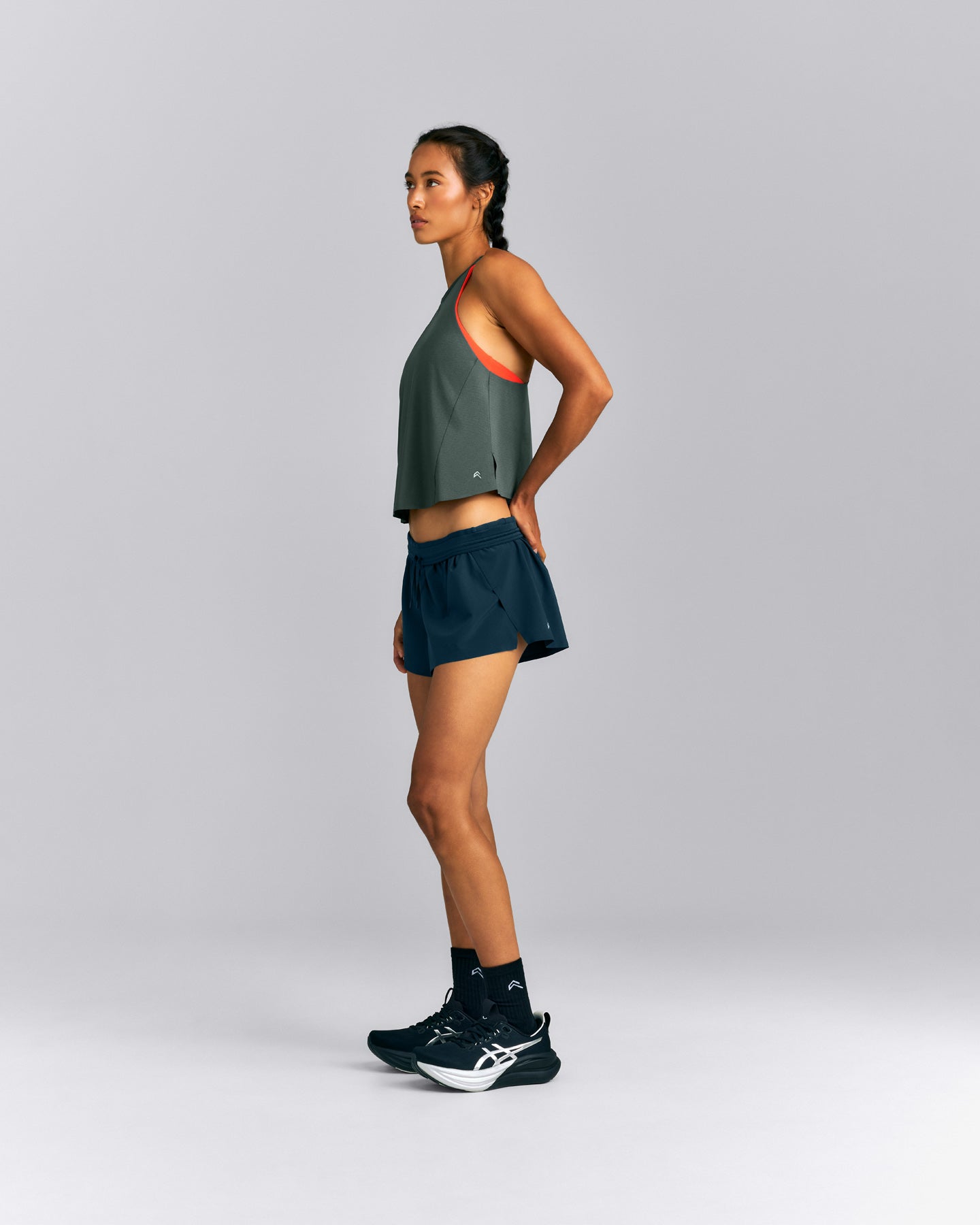PrecisionMove™ Drop Armhole Tank Top | Dark Shadow Green