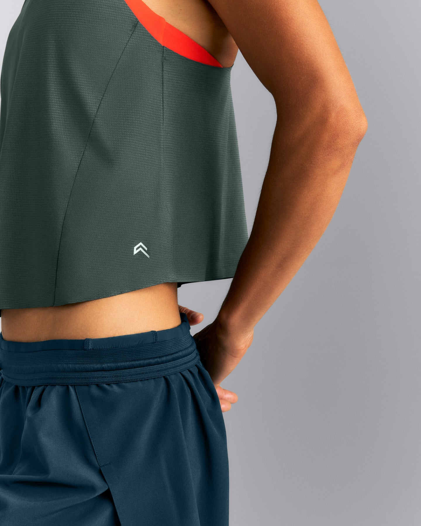 PrecisionMove™ Drop Armhole Tank Top | Dark Shadow Green