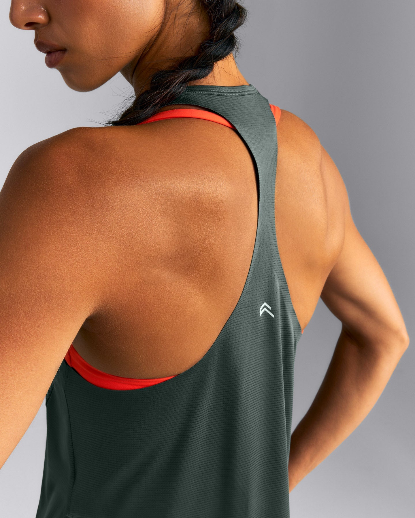 PrecisionMove™ Drop Armhole Tank Top | Dark Shadow Green