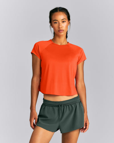 PrecisionMove™ Short Sleeve Top | Energy Orange