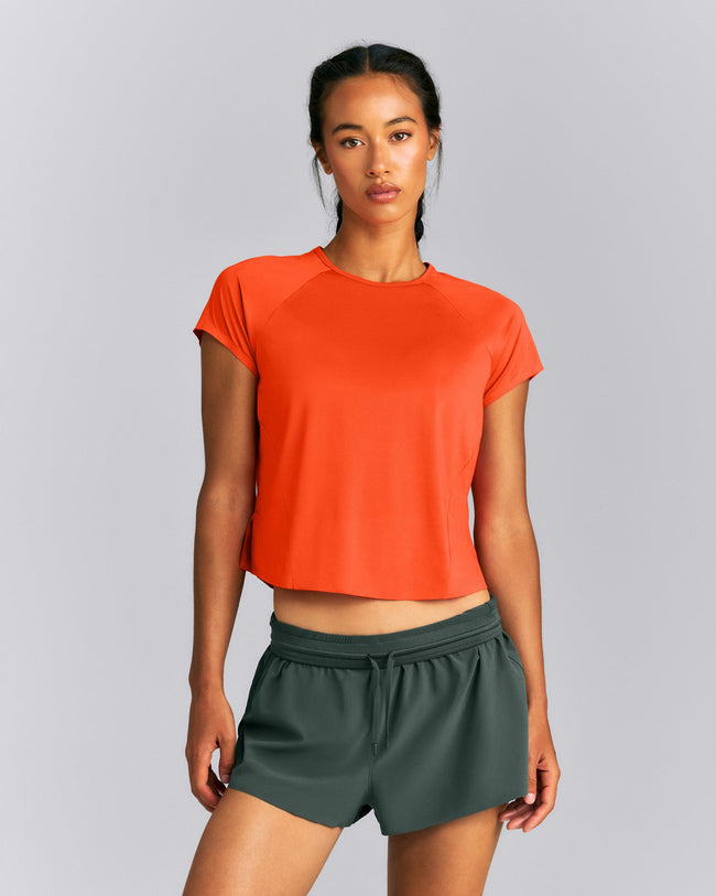 PrecisionMove™ Short Sleeve Top | Energy Orange