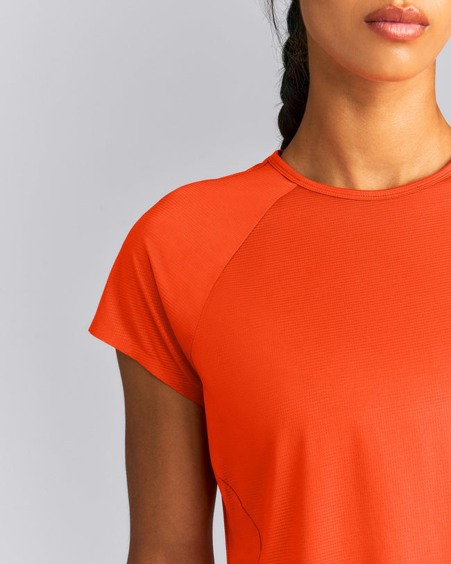 PrecisionMove™ Short Sleeve Top | Energy Orange