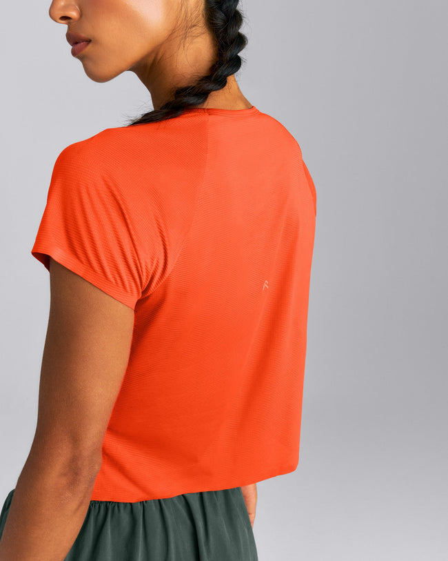 PrecisionMove™ Short Sleeve Top | Energy Orange