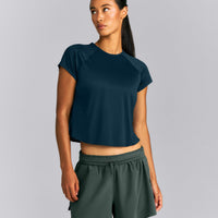 PrecisionMove™ Short Sleeve Top | Dark Oil Blue
