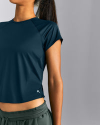PrecisionMove™ Short Sleeve Top | Dark Oil Blue