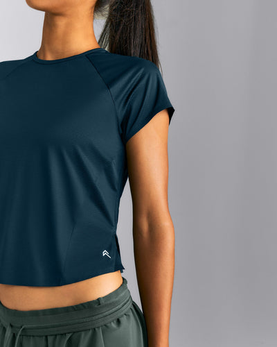 PrecisionMove™ Short Sleeve Top | Dark Oil Blue