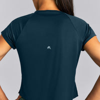 PrecisionMove™ Short Sleeve Top | Dark Oil Blue