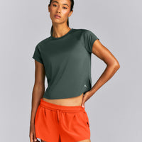 PrecisionMove™ Short Sleeve Top | Dark Shadow Green