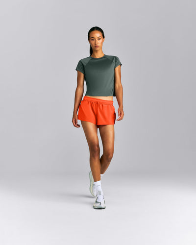 PrecisionMove™ Short Sleeve Top | Dark Shadow Green
