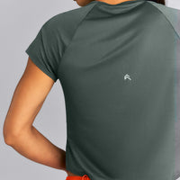 PrecisionMove™ Short Sleeve Top | Dark Shadow Green