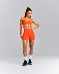 UnifiedMove™ High Waist Shorts 6" New Branding | Energy Orange