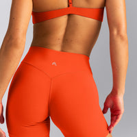 UnifiedMove™ High Waist Shorts 6" New Branding | Energy Orange