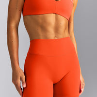 UnifiedMove™ High Waist Shorts 6" New Branding | Energy Orange